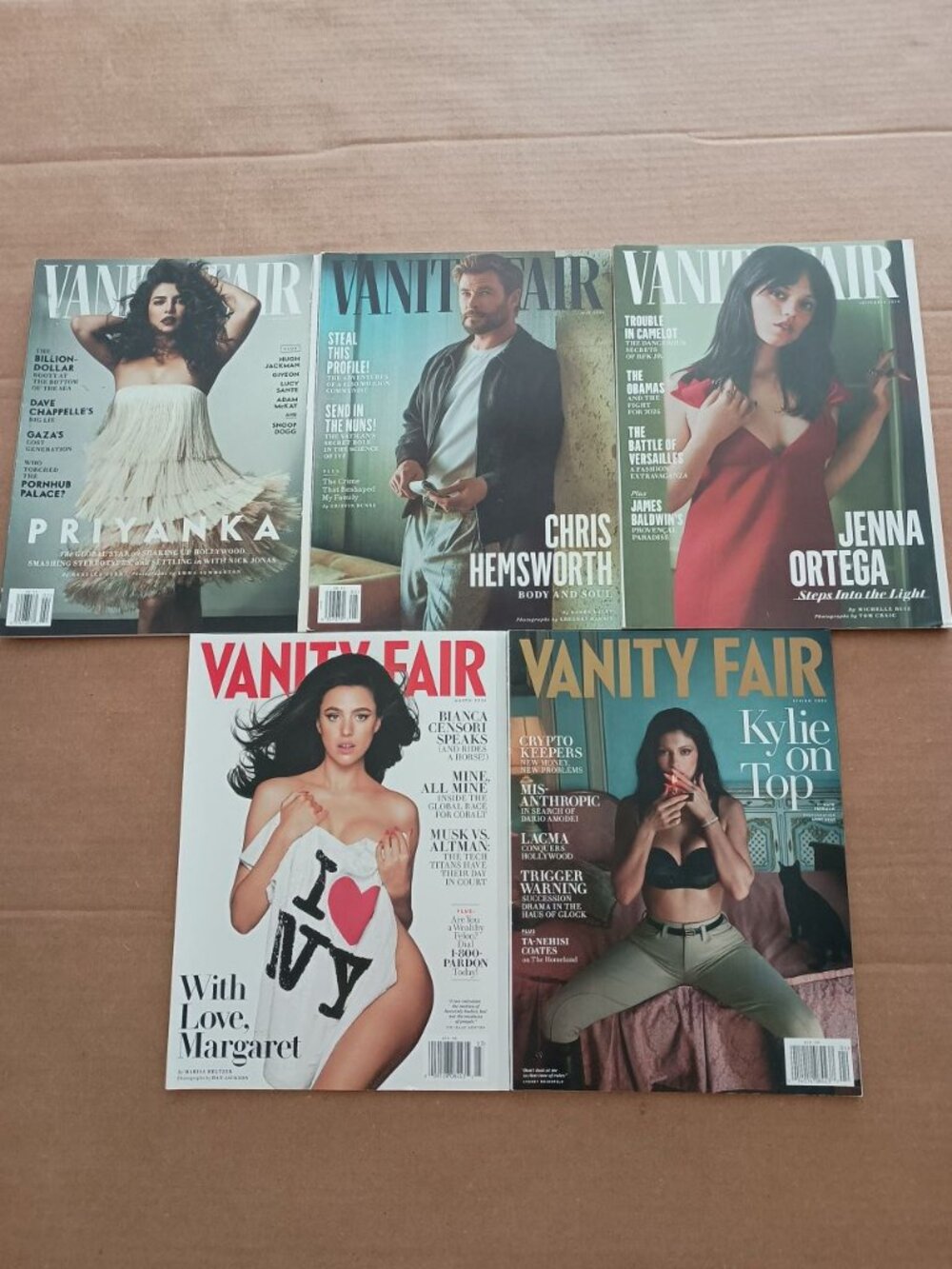 Vanity Fair magazine 5 pack